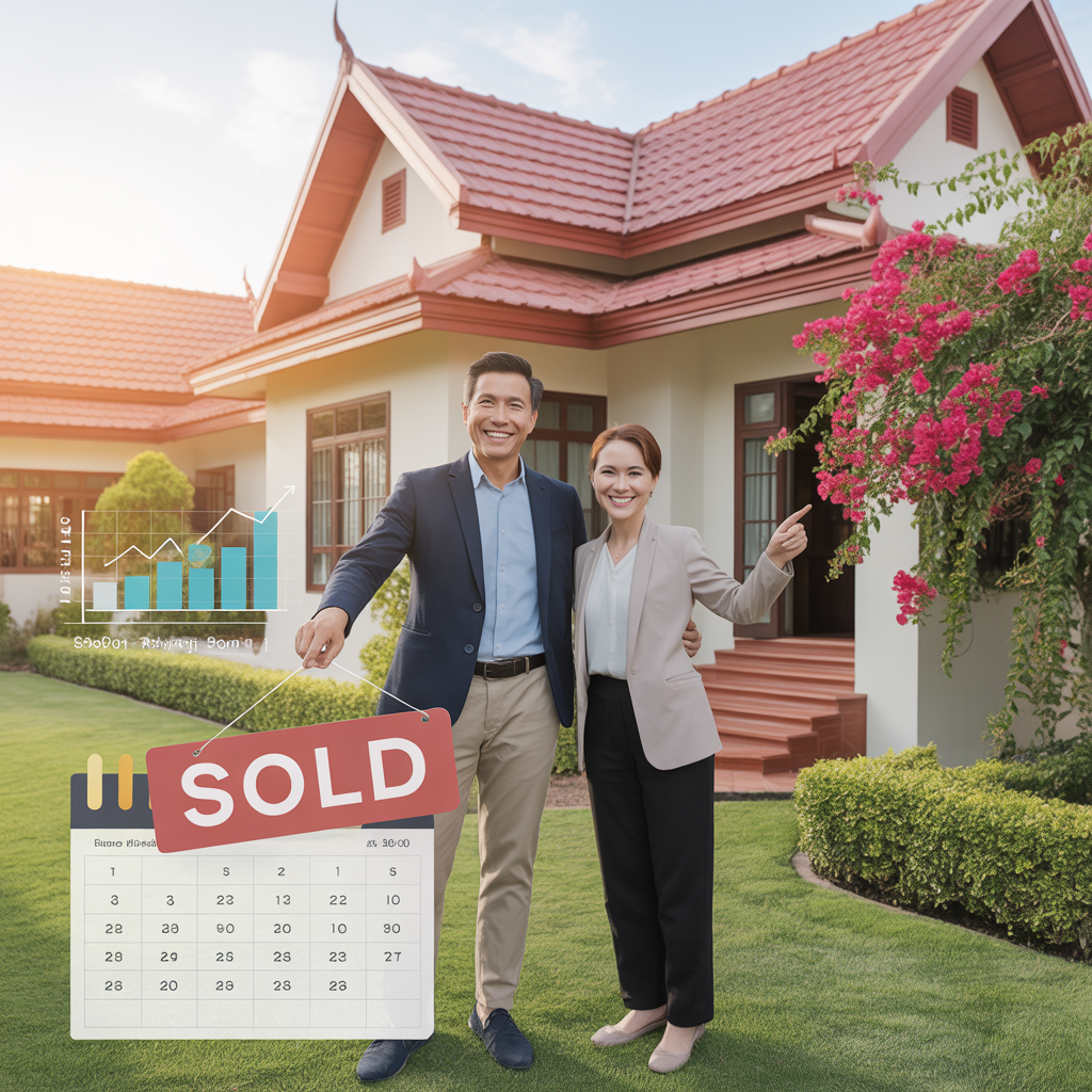 นายหน้าอสังหาฯ ตรวจสอบประสบการณ์ขายก่อนหน้าและความพร้อมทางการเงินของผู้ขายระหว่างยืนคุยหน้าบ้าน เพื่อวางแผนกลยุทธ์ขายอย่างแม่นยำ